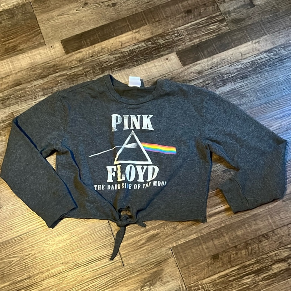 Pink Floyd Cropped Sweatshirt Size Large Juniors